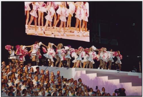 The opening ceremony of the Sydney Gay Games, 2002 [picture] / C. Moore Hardy