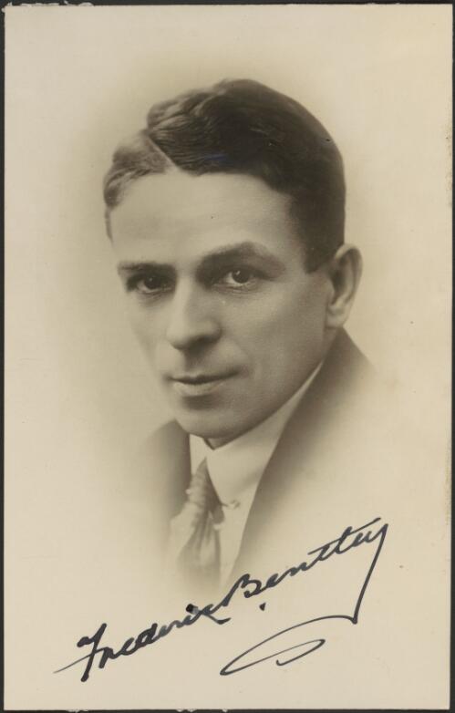 [Portrait of] Frederick Bentley, in Rose Marie, winter of 1927 [picture]