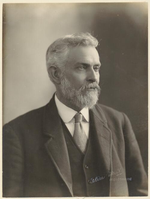 Portrait of Chief Clerk of Home Affairs, Walter Bingle [picture] / Alice Mills