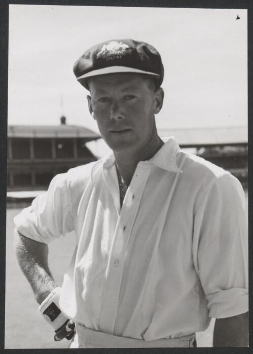 [Portrait of Australian Test cricketer William (Bill) Alfred Brown] [picture] / Australian Information Service photograph