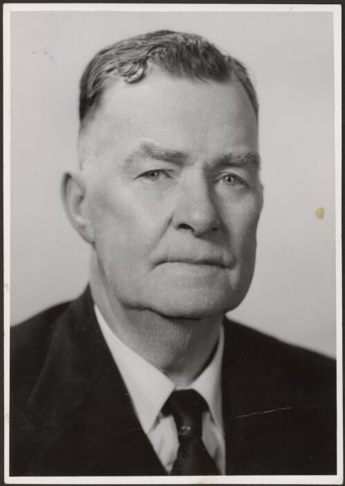George James Bowden, Member of the House of Representatives for Gippsland, Victoria, ca. 1950, [4] [picture] / Photograph by Australian News and Information Bureau