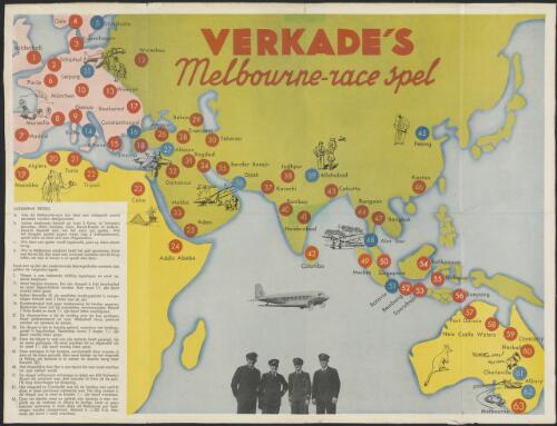 Verkade's Melbourne-race spel [picture]