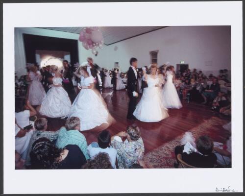 Presentation dancing, Debutante Ball, Rainbow, Victoria, April 1991 [picture] / Bill Bachman