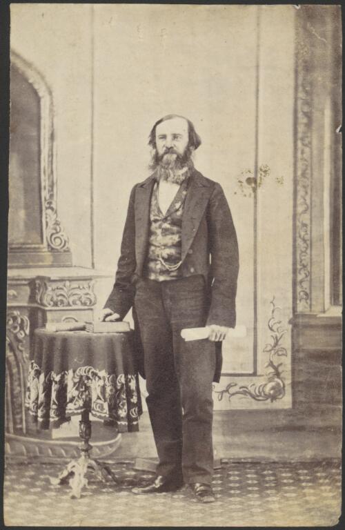 Portrait of John Macdougall [i.e. McDouall] Stuart [picture]