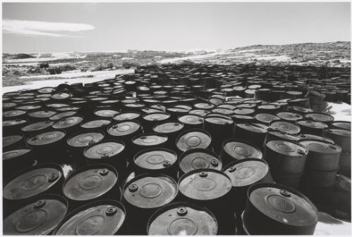 Australian Antarctic Territory, abandoned Russian fuel dump, 1993 [picture] / Charles J. Page