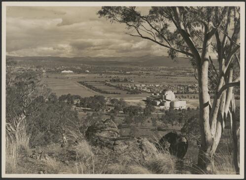 View from Mount Ainslie across Canberra, 1930-1950 [picture] / R.C. Strangman