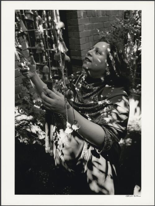 Portrait of food writer and philanthropist, Dura Dure, 1999 [picture] / Joyce Evans