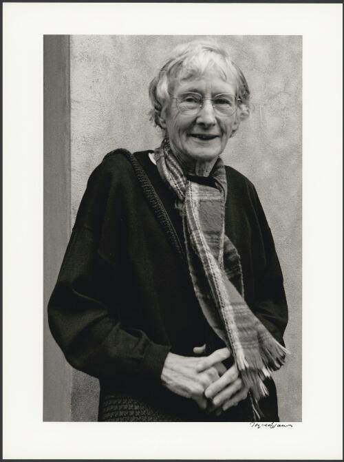 Portrait of writer Elizabeth Jolley, 2001 [picture] / Joyce Evans