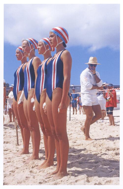 Nippers stand ready to compete, 1990 [picture] / Jeff Carter