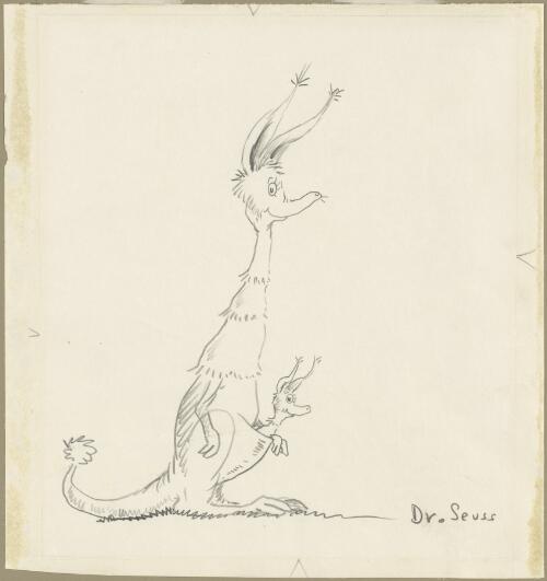Kangaroo and joey [picture] / Dr Seuss