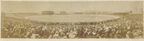 England v Australia, fifth test match at the Sydney Cricket Ground, New South Wales,1897 [picture] / Charles Bayliss