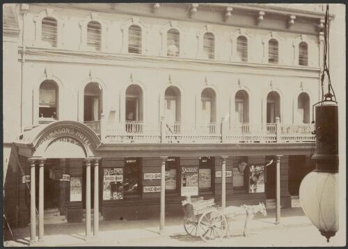 Old Freemason's Hotel, York Street, Sydney, erected 1868, now being demolished [picture]