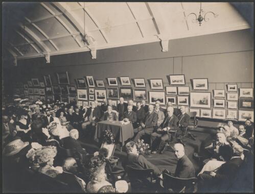 Opening of  the Dixson Galleries by Lord Chelmsford at the Mitchell Library, Sydney, 1929 [picture]