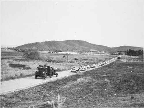 Funeral procession of Prime Minister Ben Chifley, Canberra, 15 June 1951 [picture]