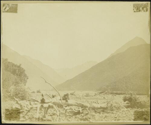Upper Waimakariri River, Canterbury Region, New Zealand, ca. 1870 [picture] / J.D. Enys