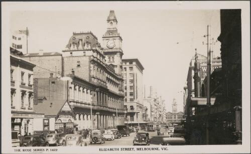 Elizabeth Street, Melbourne, Victoria, ca. 1940s [picture]