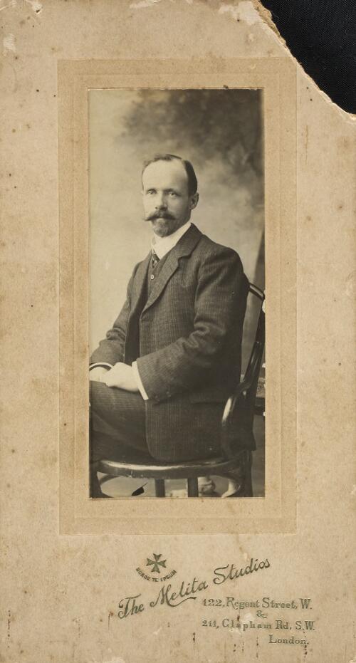 Portrait of Frank Wild, London, ca. 1903 [picture] / The Melita Studios