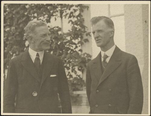 Governor General, Lord Stonehaven with the Prime Minister, the Right Honourable J.H. Scullin, Canberra, 1929 [picture]