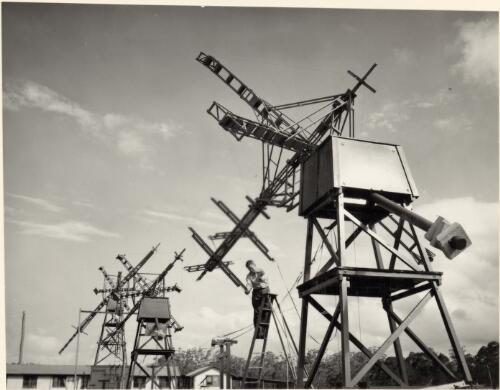 A radio spectroscope, located at Dapto, New South Wales, devised by Paul Wild and colleagues of CSIRO, 1957, (1) [picture]