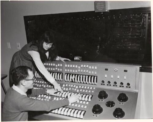 Lighting controls, National Institute of Dramatic Art, Sydney, New South Wales, July 1961 [picture]