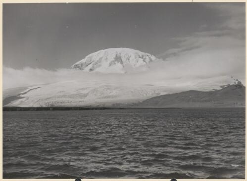 Big Ben, the 9,000 feet dormant volcano which dominates Heard Island, 1955 [picture] / George Lowe