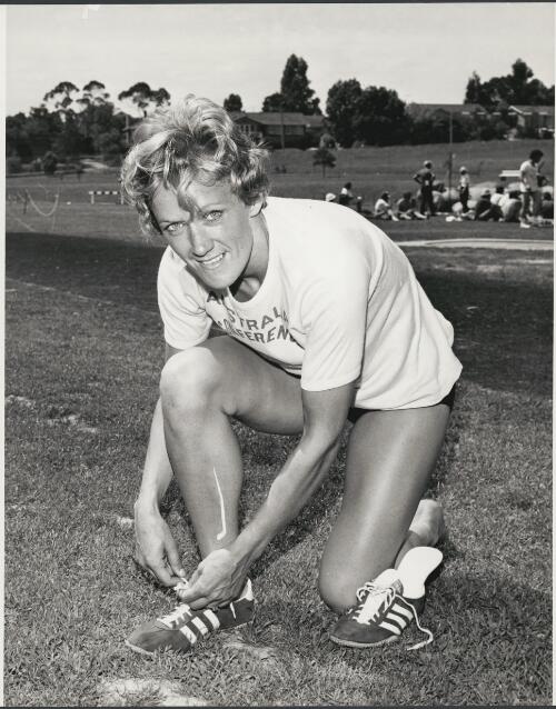 Charlene Rendina, current Australian women's champion for the 400 and 800 metres 1973 [picture]