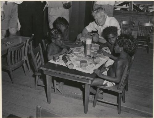 School room at Groote Eylandt mission of the Church Missionary Society 1958 [picture]