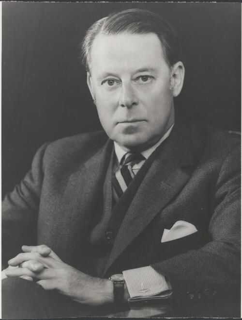 Sir Patrick Shaw C.B.E. who is to succeed Sir James Plimsoll C.B.E. as Australian Ambassador to the United States 1973 [picture]