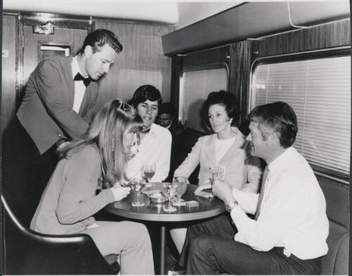 Section of the lounge car on the Indian Pacific passenger express, (1) [picture]