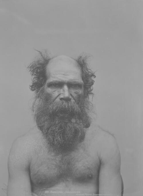 Portrait of an Aboriginal man from Shoalhaven, New South Wales, 1851 [picture] / Kerry Photo