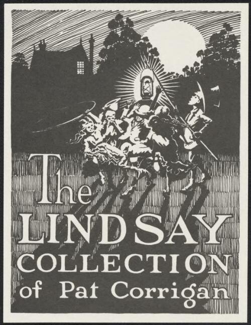 Bookplate, the Lindsay collection of Pat Corrigan [picture]