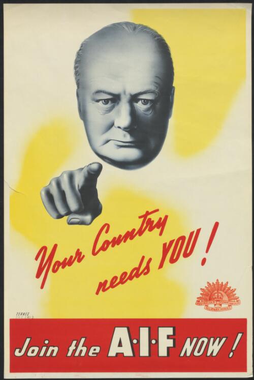 Your country needs you! Join the A.I.F. now! [picture] / Ternes