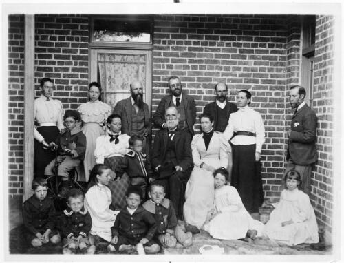 De Salis family with William Farrer at Lambrigg homestead, ca. 1896 [picture]