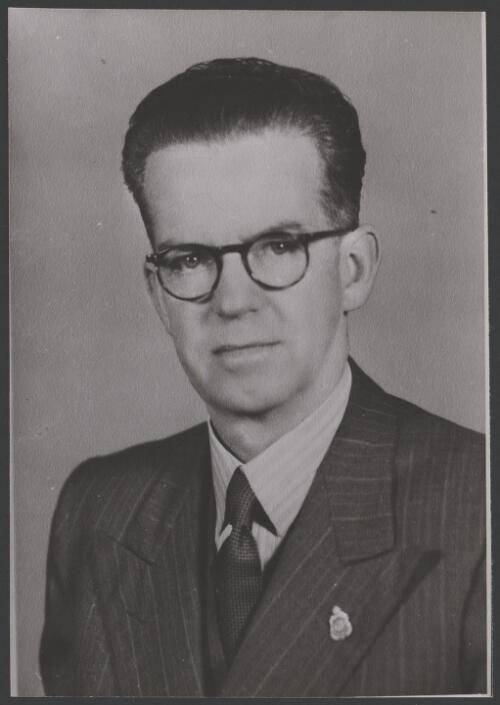 Portrait of Norman Wesley Drummond, teacher, 1952 [picture]