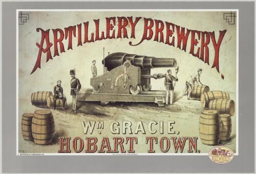 Artillery Brewery [picture] : Wm. Gracie, Hobart Town
