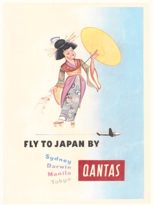 Fly to Japan by Qantas [picture] : Sydney, Darwin, Manila, Tokyo