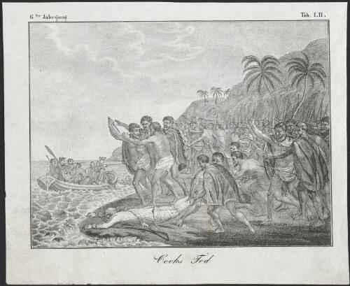 Death of Captain James Cook, Hawaii [picture]