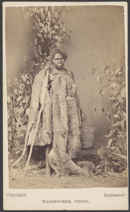 Queen Mary of the Barwidgee people, Victoria, ca. 1866 [picture] / Washbourne Photo