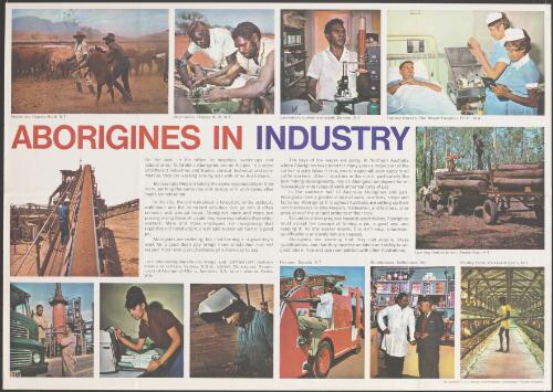 Aborigines in industry [picture]