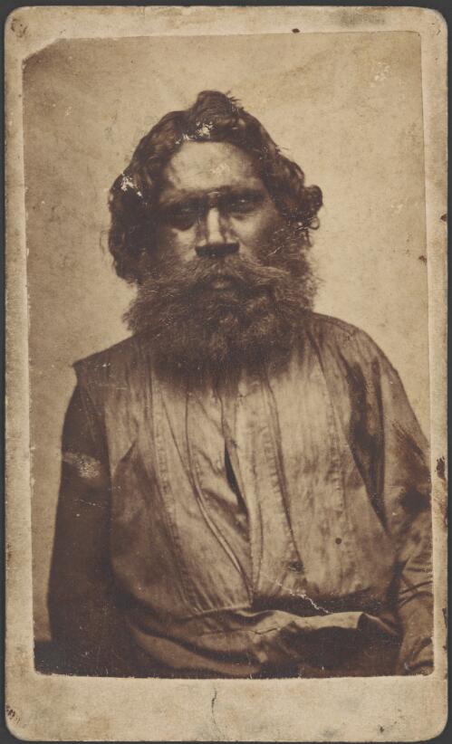 King Jim of the Wurundjeri people, Coranderrk, Victoria, 1867 [picture] / Charles Walter