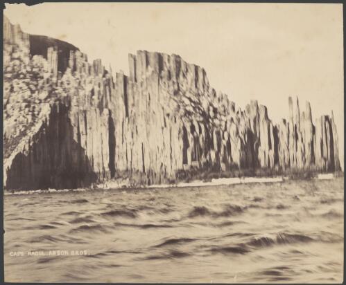 Rock spires at Cape Raoul, Tasmania, ca. 1880s [picture] / Anson Bros