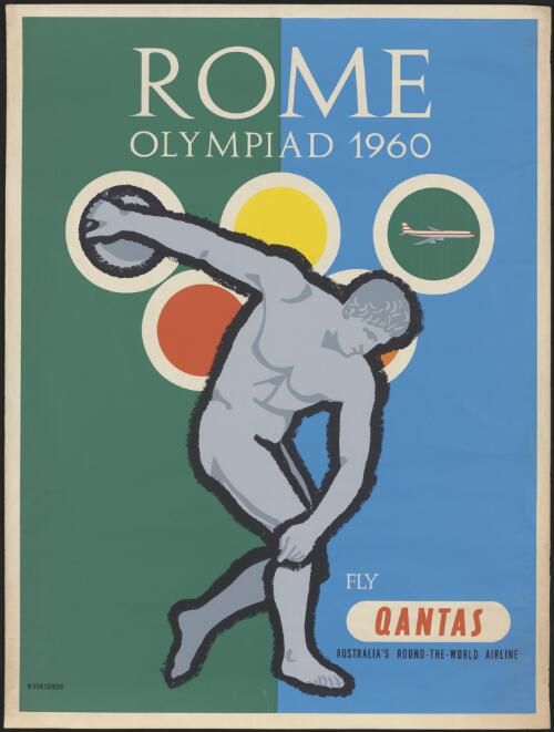 Rome Olympiad 1960 [picture] : fly Qantas Australia's round-the-world airline