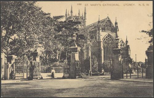 St. Mary's Cathedral, Sydney, ca. 1900 [picture]