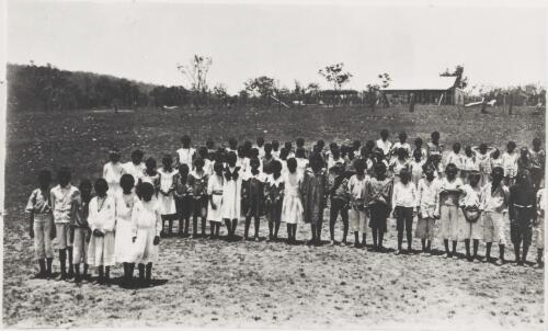 The children of the Barambah Aboriginal settlement, Queensland, 1914, 2 [picture] / Foreign and Commonwealth Office Library photograph