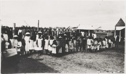 The children of the Barambah Aboriginal settlement, Queensland, 1914, 3 [picture] / Foreign and Commonwealth Office Library photograph