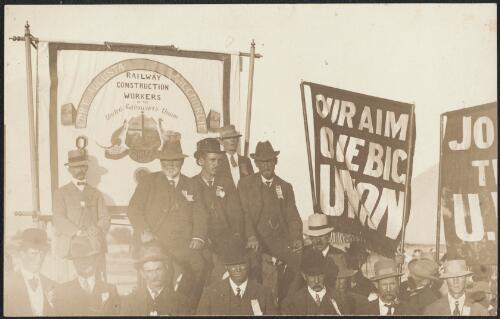 Railway Construction Workers Union meeting, Western Australia, 1912