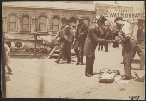 Street trader, Sydney, 1897