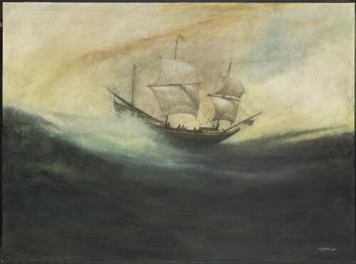 The Duyfken off Australia, 1606 / Robert Ingpen