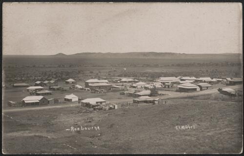 Panoramic view of Roebourne, Western Australia, approximately 1910 / Ernest Lund Mitchell