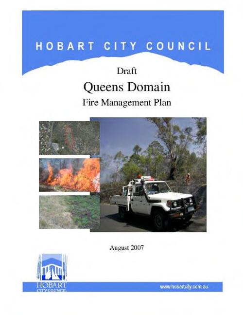 Draft Queens Domain fire management plan [electronic resource] / prepared by AVK Environmental Management